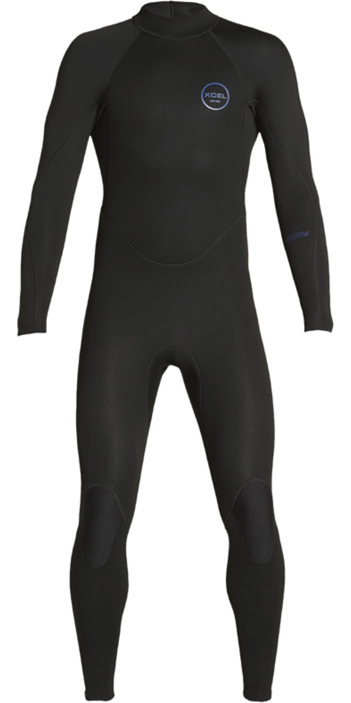 2025 Xcel Mens Axis 3/2mm Flatlock Back Zip Wetsuit MN32AX19